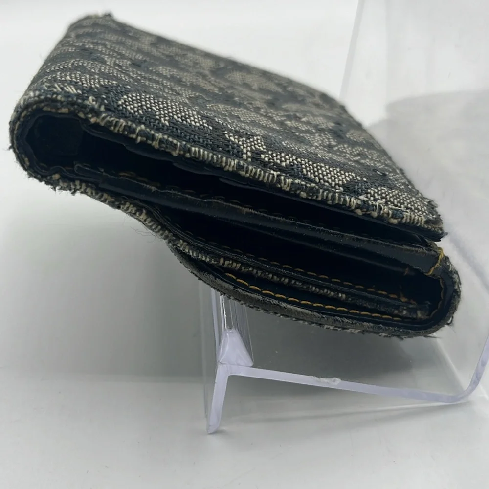Dior Monogram Canvas Fabric Wallet
